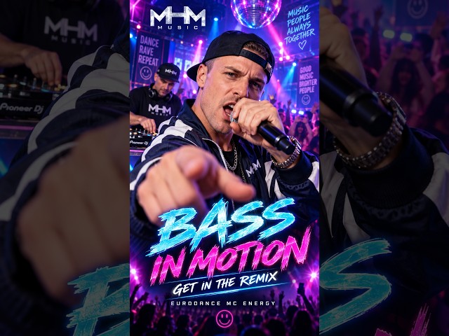 This Eurodance MC Brings The 90s Energy 🔥 Bass in Motion #shorts