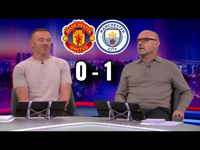 Wayne Rooney FUMES! 😱 Man Utd 0-1 Man City | VAR CONTROVERSY & RED CARD | MOTD Reactions 