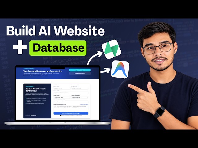 I Built a $100 JEE-NEET Website Using AI & Supabase | Full Tutorial