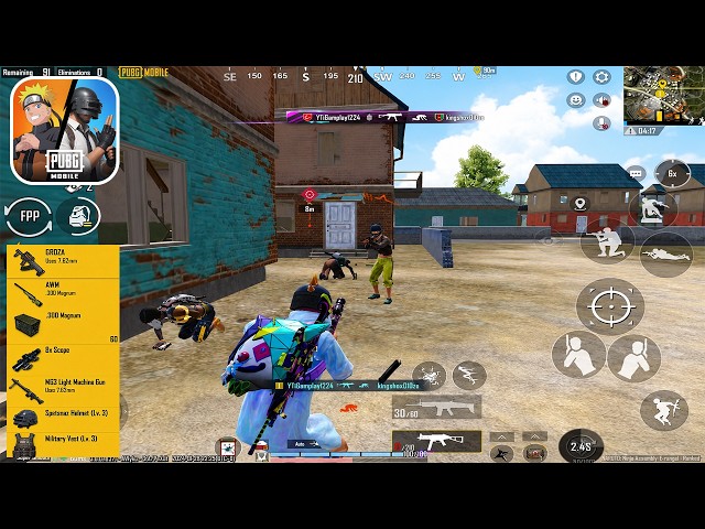 PUBG Mobile ERANGEL Naruto - Banduk Wala Gun Games _ Android GamePlay