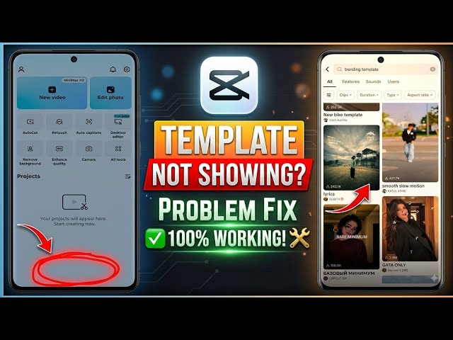 Capcut Template Not Showing 2026 | Fix Template Not Showing In Capcut | Capcut Template Problem