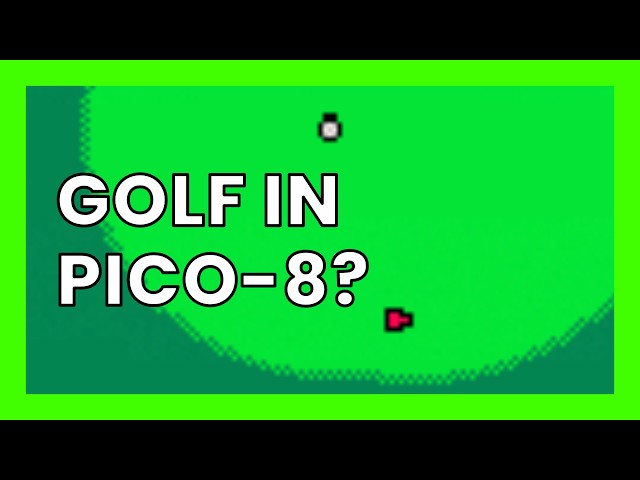 This Pico-8 Golf Game is AWESOME.
