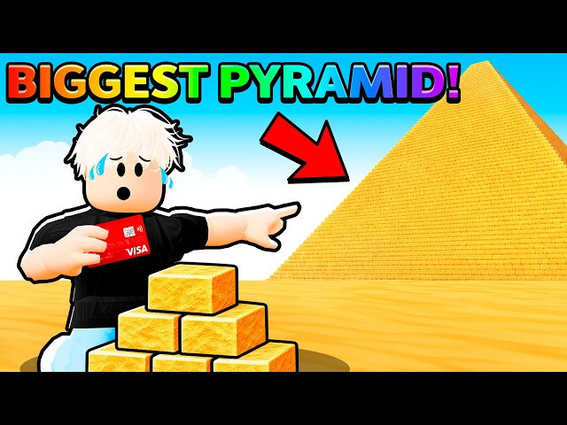 I Spent 982,405 ROBUX to Build The BIGGEST Pyramid in Roblox...