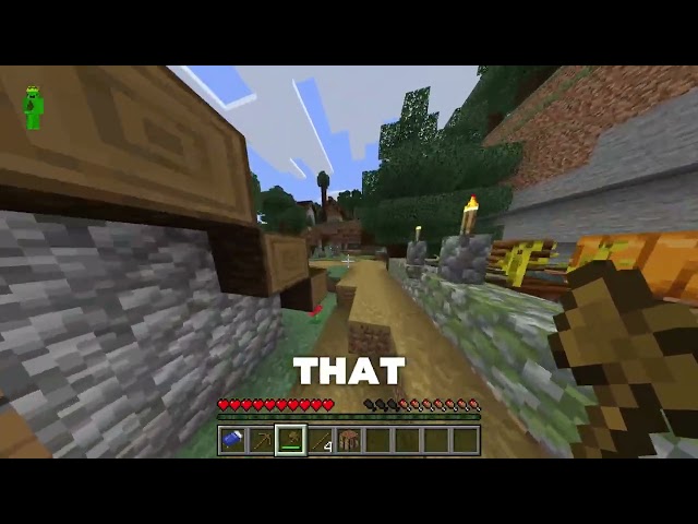 Minecraft but if I take damage I eat LAXATIVES