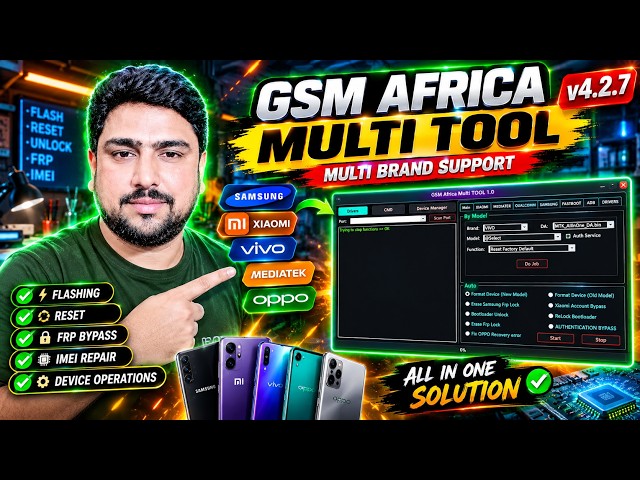 NEW GSM Africa Multi Tool 2026 | Samsung, Vivo, Oppo, Xiaomi & More | Full Tutorial
