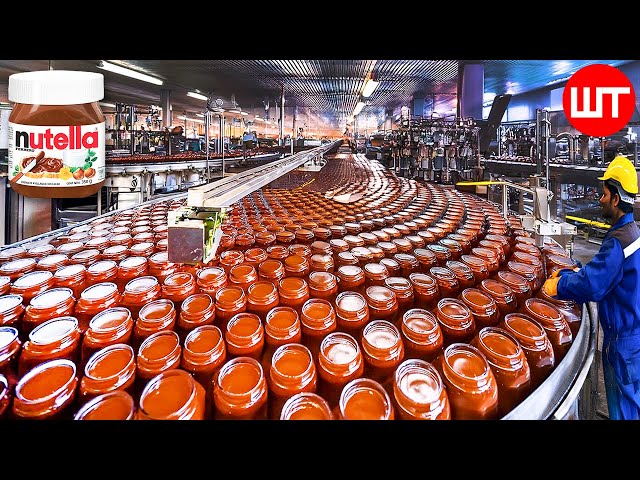 How NUTELLA Is Made In Factory | Food Factory