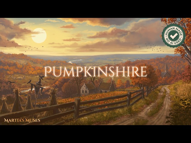 Pumpkinshire 🎃 Ambience and Music | remastered version | no AI | cozy autumn village ambience