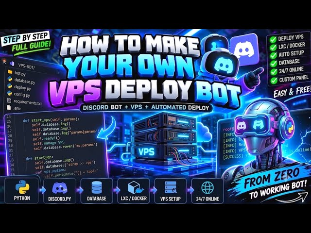 How To Make Your Own VPS Deploy Bot | Create Your Own VPS Deploy Bot