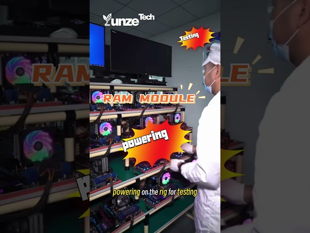 RAM Testing in Progress: Behind the Scenes Quality Check