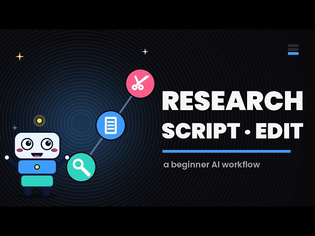 Research, Script & Edit with AI: A Beginner Workflow (Real Demos)
