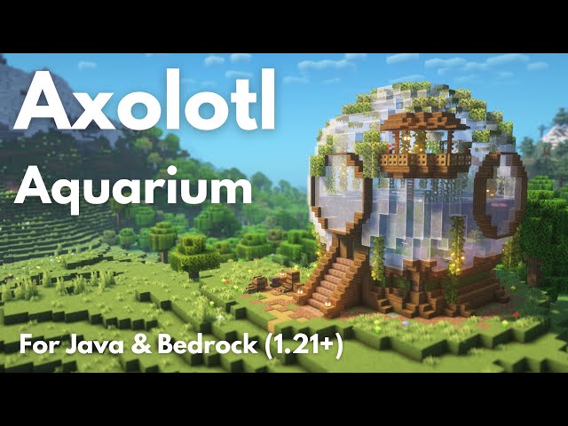 AXOLOTL AQUARIUM | Minecraft Tutorial | Java & Bedrock 26.2