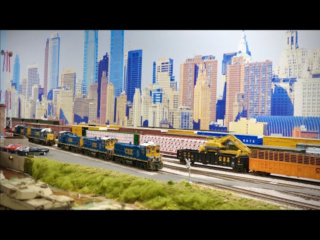 Bruce Friedman's Massive HO Scale CSX Philly Sub Incredible Action