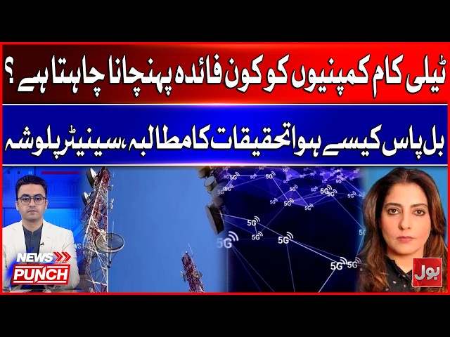Telecom Bill Controversy: Who Is Benefiting? Senator Palwasha Demands Inquiry | News Punch