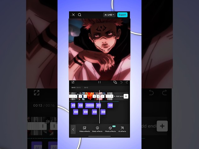 DO PRO LEVEL😮 SUKUNA ANIME EDITING CAPCUT TUTORIAL 📥