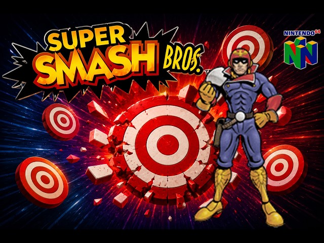 Super Smash Bros. 64 Break the Targets Captain Falcon