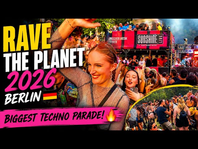 🔥 BERLIN’S BIGGEST TECHNO PARADE 🇩🇪⚡🎶
