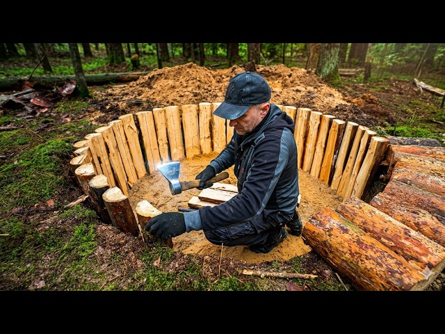 UNIQUE PROJECT: BUILDING A DUG-OUT THAT WILL SURPRISE YOU! BUILD YOUR OWN EARTH HOUSE