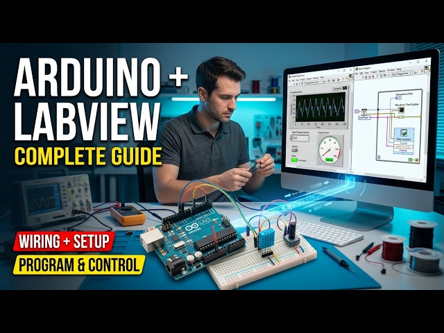 How to Connect Arduino to LabVIEW | Wiring, Setup & Programming | Complete Guide