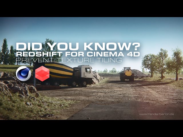 Did You Know? Redshift for Cinema 4D: Prevent Texture Tiling