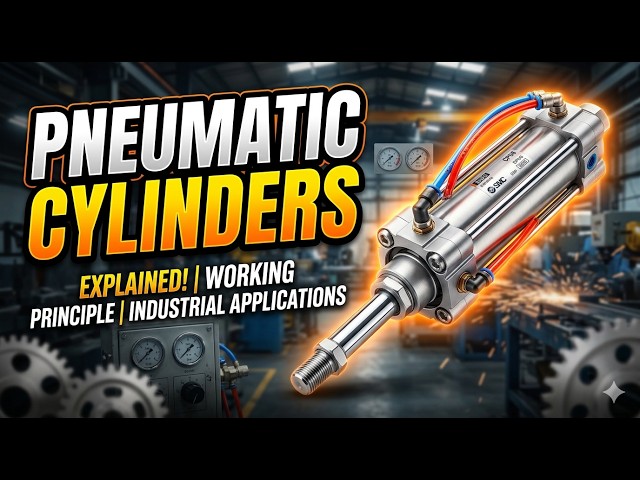 The valve opens and closes with a pneumatic cylinder | How it works and how it is maintained