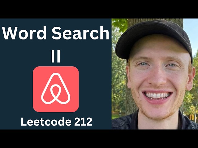 Word Search II - LeetCode 212 - Tries (Python)
