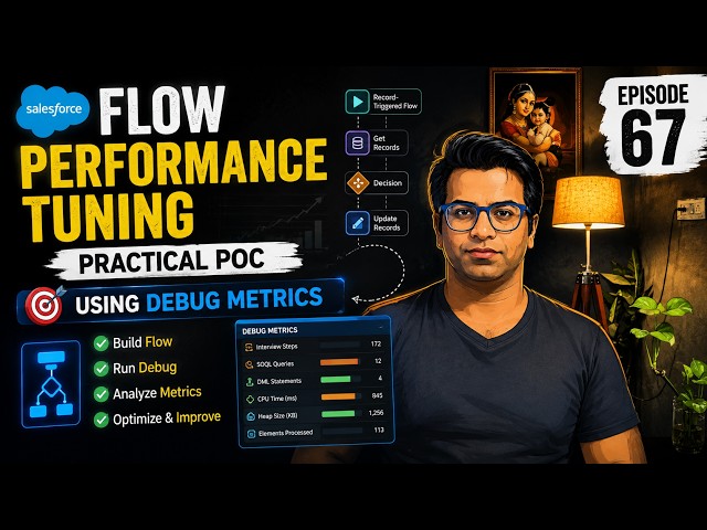 Salesforce Flow Performance Tuning | Debug Metrics Explained with Practical POC