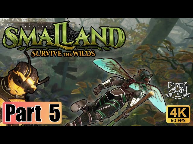 Yellow bee give you wings! | Smalland - Gameplay | 4K 60FPS | Part 5 (FULLGAME PC)