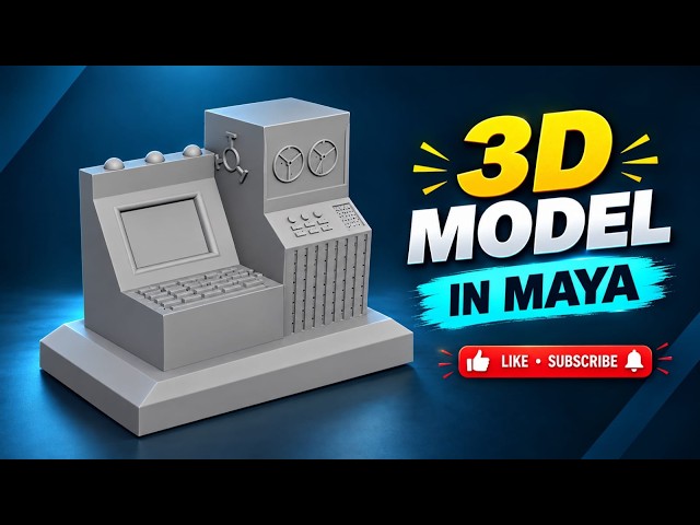 3DModel #MayaTutorial #3DArtist #ComputerModel #3DDModel