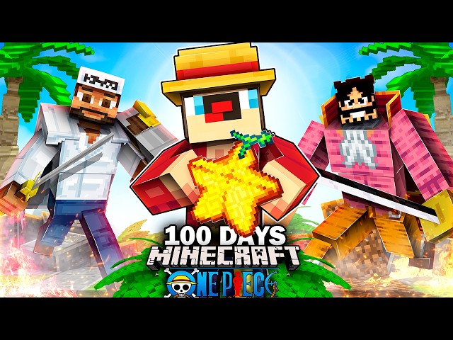 I Survived 100 Days in the ONE PIECE Mod in Minecraft