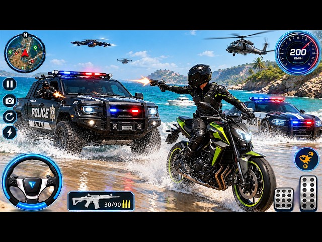 Police Car Chase Simulator 3D Game - Real Cop Cars Driving Simulator 2026 - Android GamePlay #1