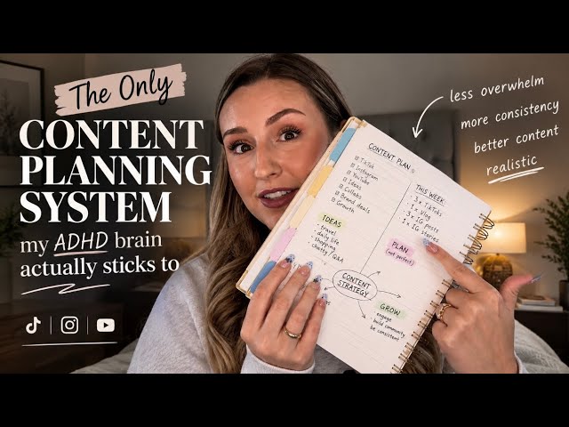 The Only Content Planning System Your ADHD Brain Will *ACTUALLY* Stick To