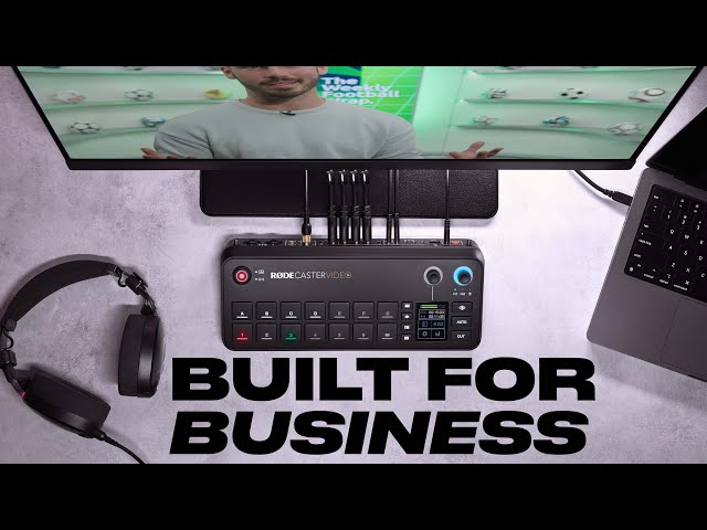The RØDECaster Video: Less Gear. More Power.