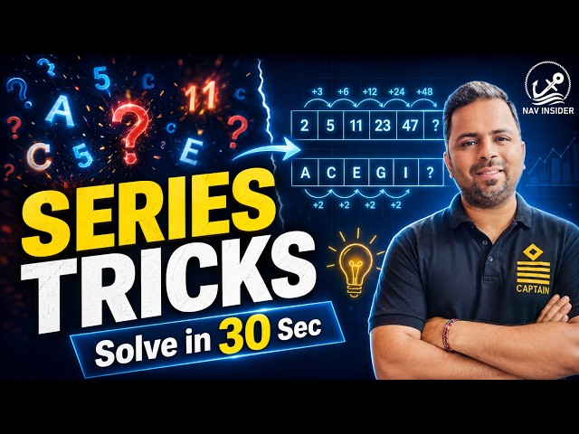 Crack Numeric & Alphanumeric Series Easily | IMU-CET, NDA, Bank Exams | Aptitude Masterclass