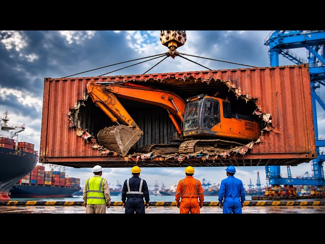 How  Did This Excavator Survive An Irani Missile And Reach Pakistan.