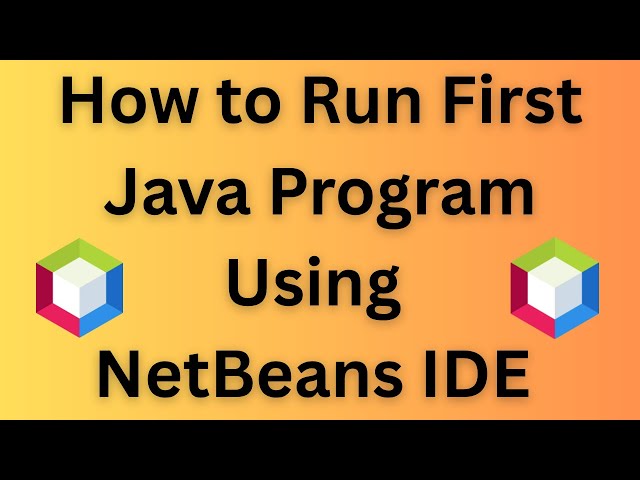 How to run first java program using NetBeans IDE