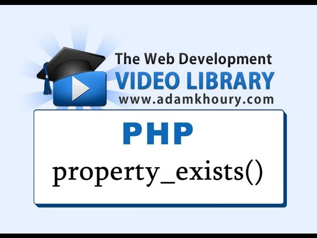 PHP Tutorial - property_exists() Class Object Oriented Programming OOP