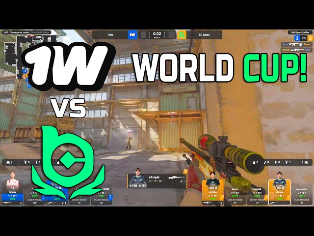 Winners' Match! BC.Game vs 1win - Highlights - Esports World Cup 2026 Open Qualifier - CS2