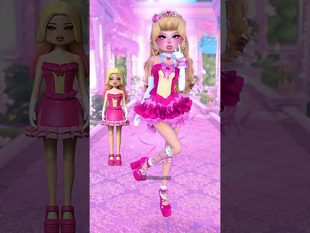 Recreating Dreamy Sparkle DLC Doll in DTI || #dresstoimpress #dti #roblox #dresstoimpressroblox