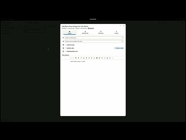 Nightfall Guard Cloud: Managing Projects with Deck & Talk