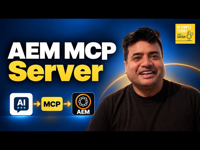 Connect AI to Adobe Experience Manager with MCP | Setup & Demo
