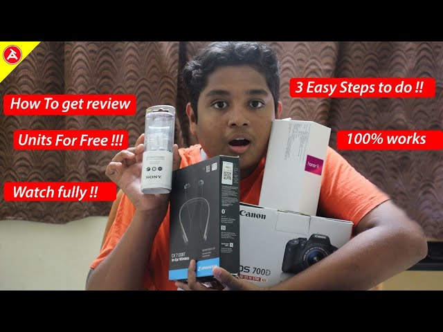 How to get free Review units in India??!! | Only 3 easy steps!!!! | 1000% WORKS....