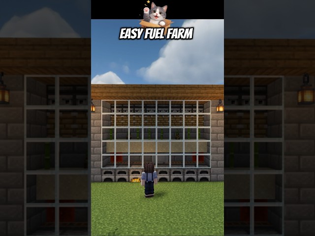 Minecraft Easy fuel farm #minecraft