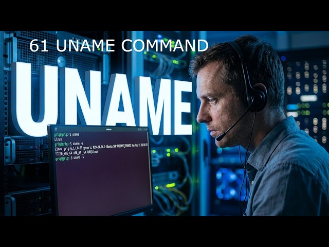 61. Uname command in Linux | How to use UNAME command in Linux  | Linux crash course | #programming