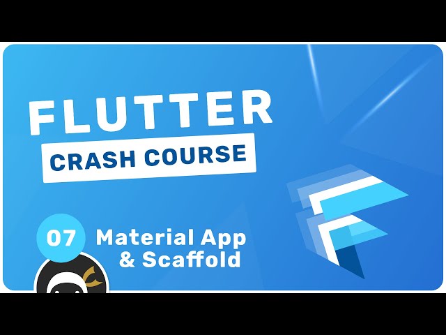 Flutter Crash Course #7 - MaterialApp & Scaffold