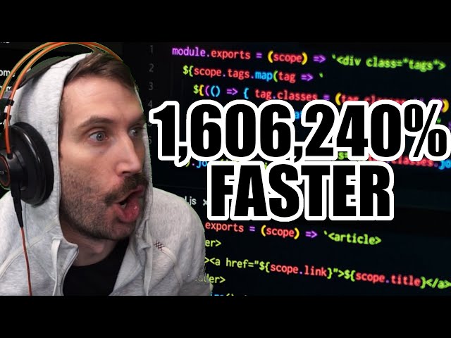 This Algorithm is 1,606,240% FASTER