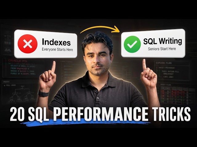 20 SQL Query Optimization | SQL Query Optimization Techniques
