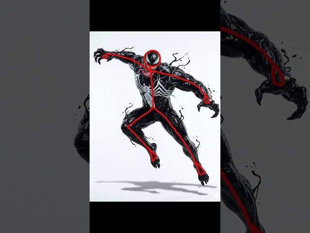 How to Draw Venom Step by Step Easy Drawing Tutorial🕷🕸