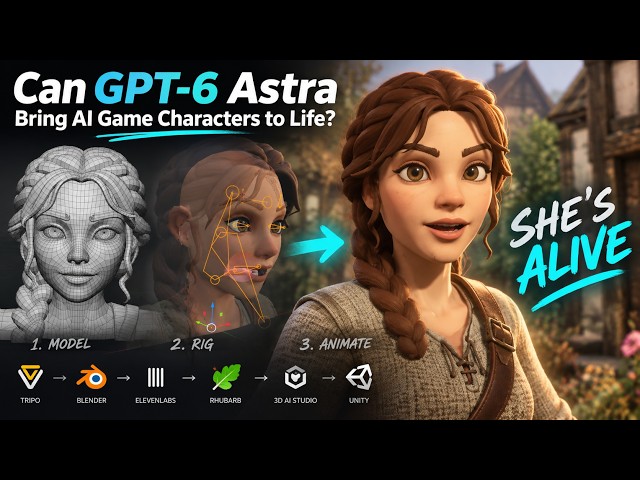 Can GPT-6 Astra Make AI Characters Game Ready?