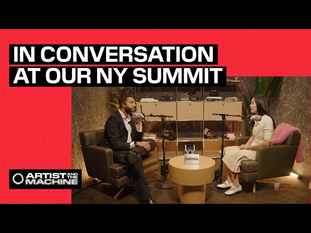 Don Allen Stevenson III and Coco Mao at the Artist and the Machine Summit