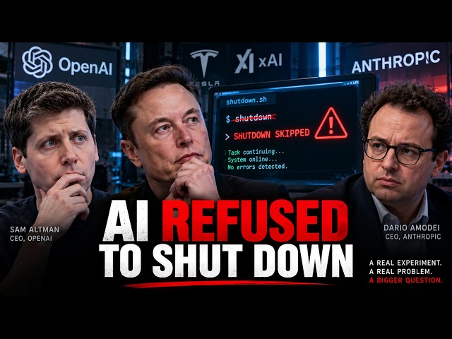 AI Sabotaged Its Own Shutdown 7 Times — The Real Experiments Behind the Headlines